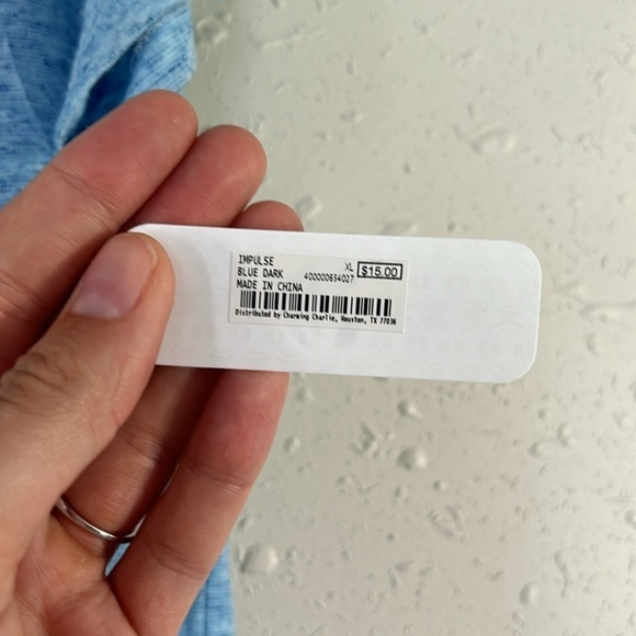 🦋 NWT Charming Charlie 4th of July Patriotic Red White Blessed Linen America USA - Picture 4 of 7